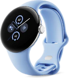 Google Pixel Watch 2 sininen etupuolella oikea puoli