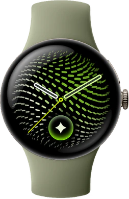 Google Pixel Watch 5 41mm groen voorkant
