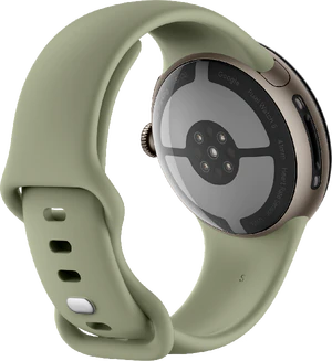 Google Pixel Watch 5 41mm groen achterkant linkerzijkant