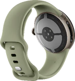 Google Pixel Watch 5 41mm groen achterkant linkerzijkant
