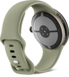 Google Pixel Watch 5 45mm groen achterkant linkerzijkant