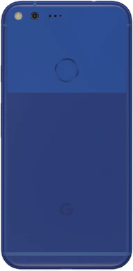 Google Pixel XL blauw achterkant