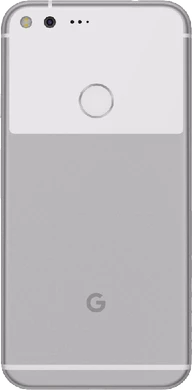 Google Pixel XL zilver achterkant