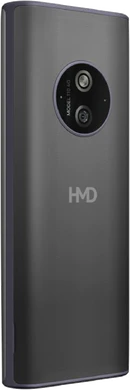 HMD 110 4G grijs titanium achterkant rechterzijkant