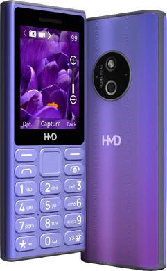 HMD 110 4G púrpura visión general