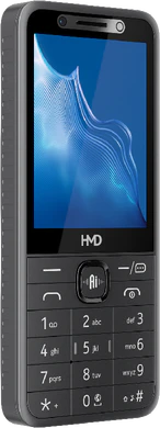 HMD 215 4G nero copertina frontale lato sinistro