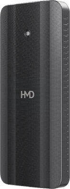 HMD 215 4G nero indietro lato sinistro