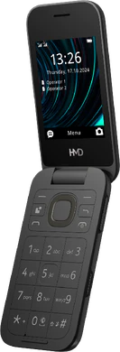 HMD 2660 Flip noir couverture à droite ouvert