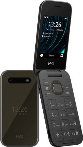 HMD 2660 Flip zwart overzicht