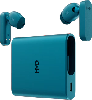 HMD Amped Buds blauw overzicht