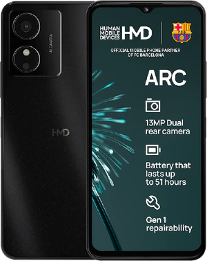 HMD Arc nero panoramica