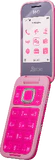 HMD Barbie Phone pink front right side opened