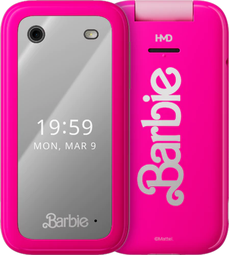 HMD Barbie Phone pink overview 2