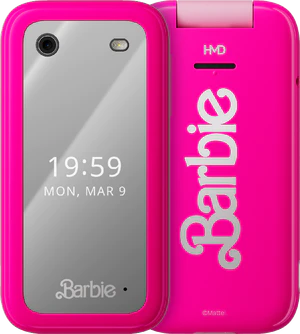 HMD Barbie Phone pink overview 2