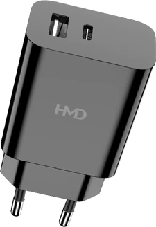 HMD Dual Port Wall Charger 30W Black