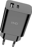 HMD Dual Port Wall Charger 30W Black