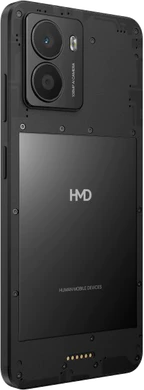 HMD Fusion zwart achterkant rechterzijkant