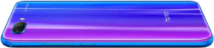 Honor 10 blue back flipped