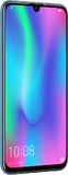 Honor 10 Lite blauw voorkant linkerzijkant