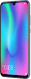 Honor 10 Lite blauw voorkant rechterzijkant