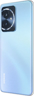 Honor 100 blauw achterkant linkerzijkant
