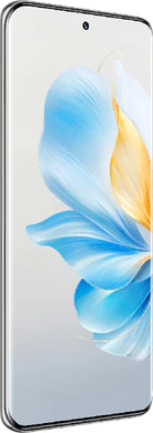 Honor 100 wit voorkant linkerzijkant