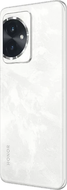 Honor 100 wit achterkant linkerzijkant