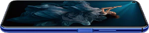 Honor 20 azul rotado