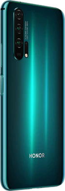 Honor 20 Pro azul volver lado derecho