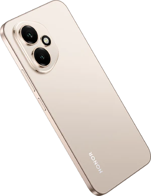 Honor 400 gold back right side tilted ed