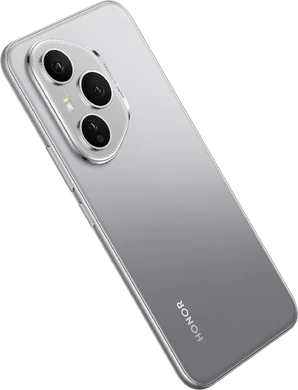 Honor 400 Pro grå tillbaka höger sida snett