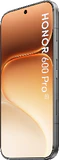 Honor 600 Pro schwarz Vorderseite rechte Seite