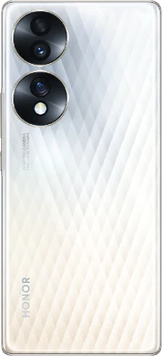 Honor 70 zilver achterkant