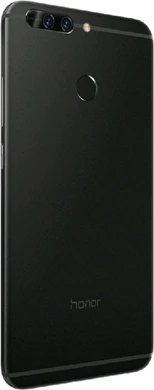 Honor 8 Pro zwart achterkant rechterzijkant