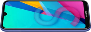 Honor 8S 2020 blå front vriden
