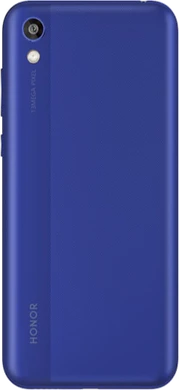Honor 8S 2020 blå tillbaka