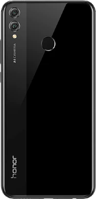 Honor 8X zwart achterkant