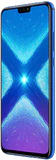 Honor 8X blauw voorkant rechterzijkant