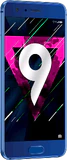Honor 9 blå front vänster sida