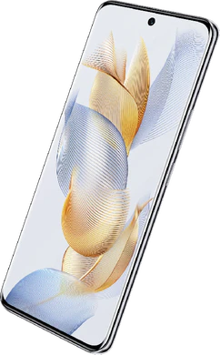 Honor 90 silver front right side tilted ed