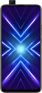 Honor 9X negro tapa delantera abierto