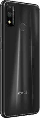 Honor 9X Lite zwart achterkant rechterzijkant