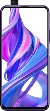 Honor 9X Pro púrpura tapa delantera abierto