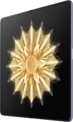 Honor Magic V2 paars binnenkant rechterzijkant schuin