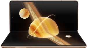 Honor Magic V3 rood dish bruin binnenkant gedraaid