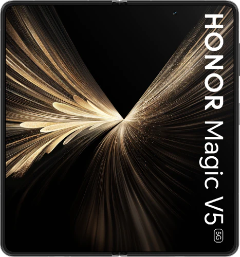 Honor Magic V5 zwart binnenkant Honor Magic V5 zwart binnenkant
