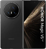 Honor Magic V5 zwart buitenkant geopend