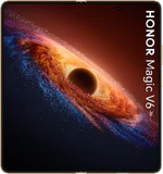 Honor Magic V6 goud binnenkant geopend