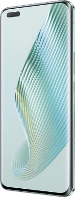 Honor Magic5 Pro groen voorkant rechterzijkant