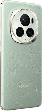 Honor Magic6 Pro groen achterkant rechterzijkant